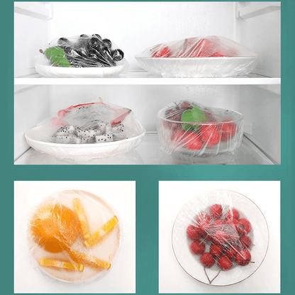 Disposable plastic wrap food grade