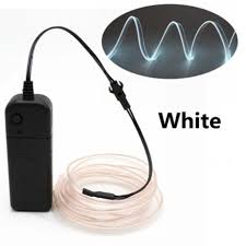 15ft el wire led strip glow string light for car decoration