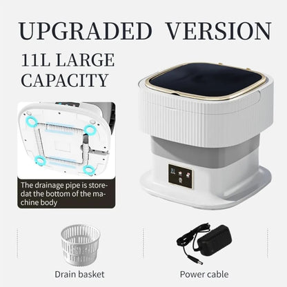 Mini Portable Electric Washing Folding Machine