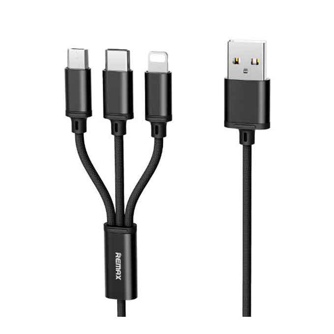 Remax rc-131th cable for micro usb,type-c & lightning