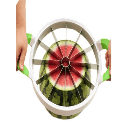 Stainless steel sharp blades watermelon slicer fruit cutter