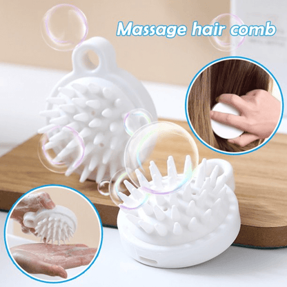 Pair of scalp massager shampoo brush stress remover