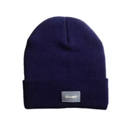 Led headlamp warm cap for men and women