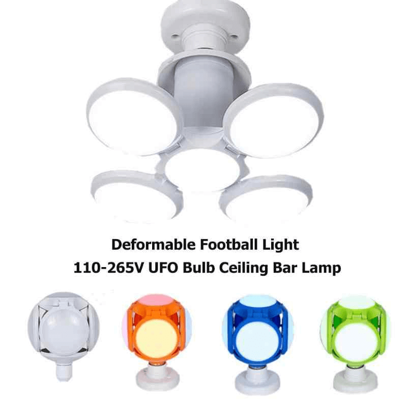 Deformable football ufo night light