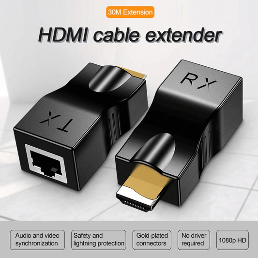 Hdmi cable extender 4k rj45 ports 1080p hd network 