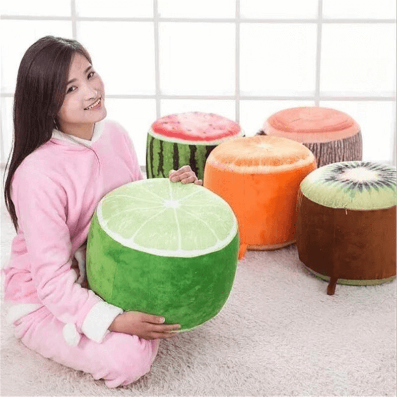 3d fruit inflatable foldable stool