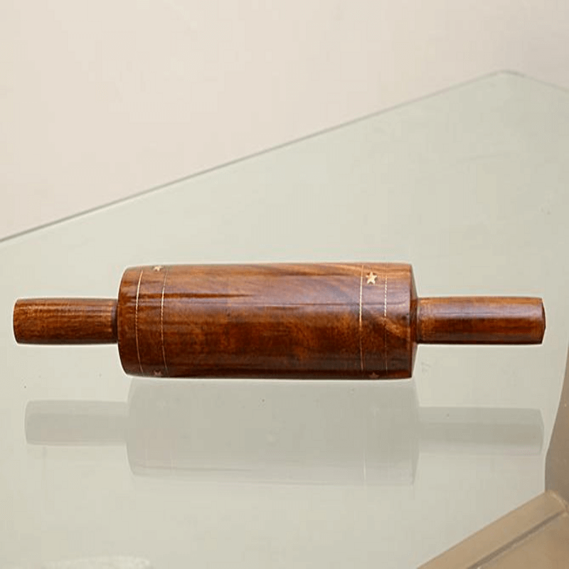 Chakla belna with brass engraving