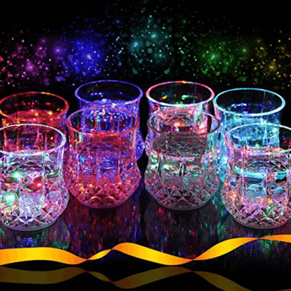Magic inductive rainbow led glass