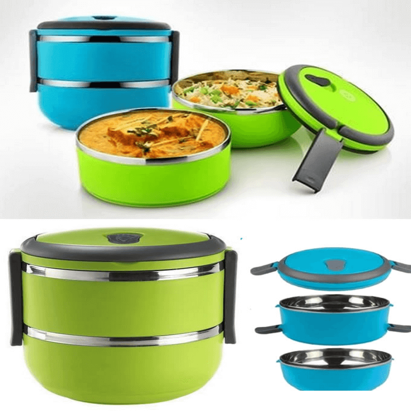 Stainless steel inner 2 layered lunch box