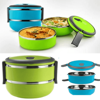 Stainless steel inner 2 layered lunch box