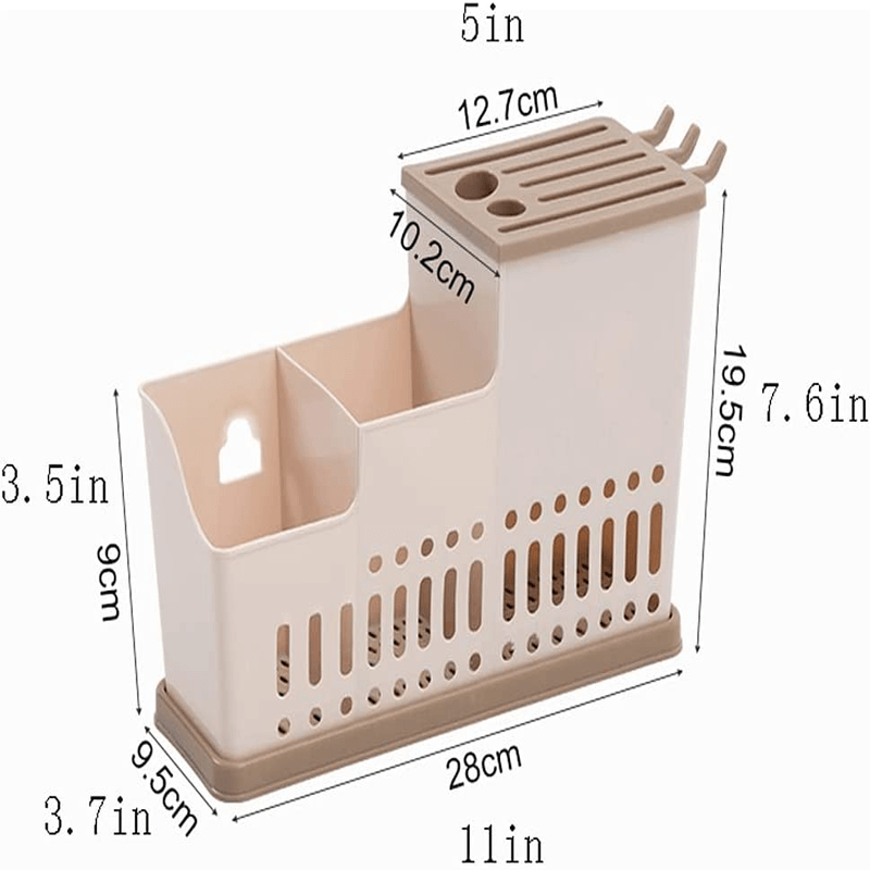 Plastic universal knife holder