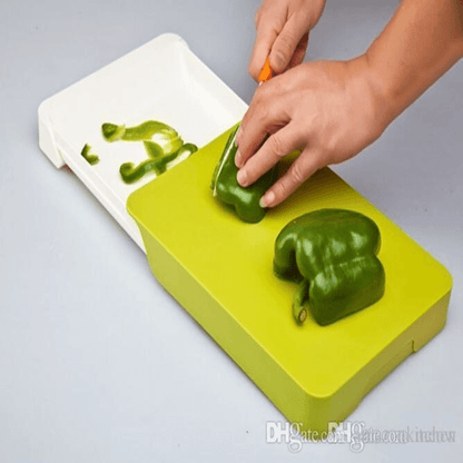 Multi-functional chopping board with drawer