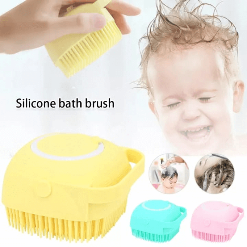 Silicone bath brush