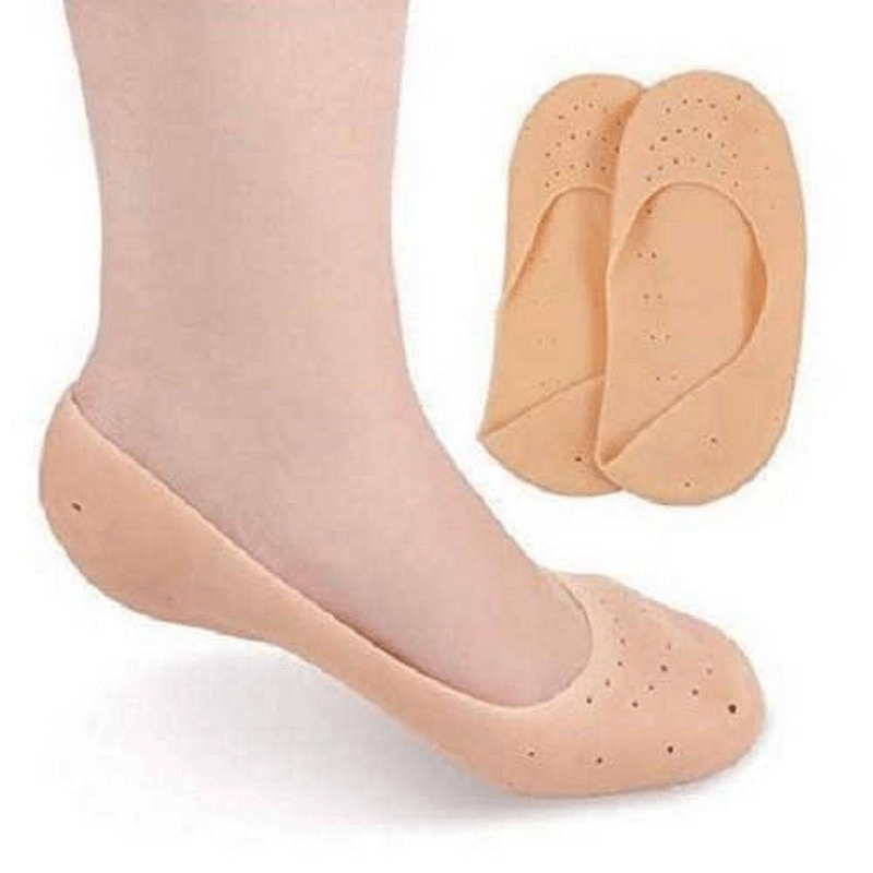 Anti-crack full length silicone foot protector