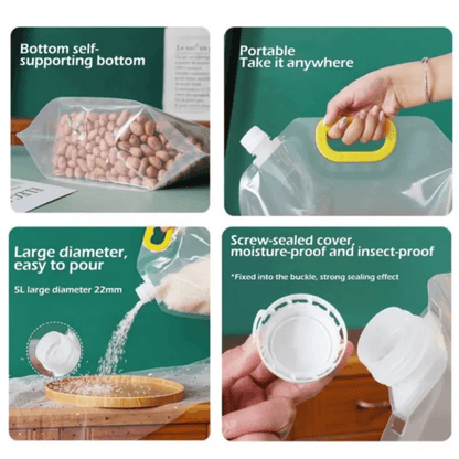 Grain moisture-proof sealed bag