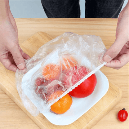 Disposable plastic wrap food grade
