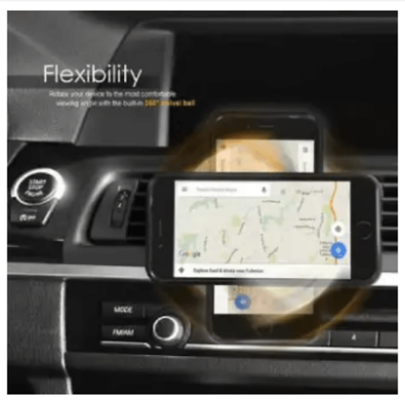 Car air vent magnetic mount