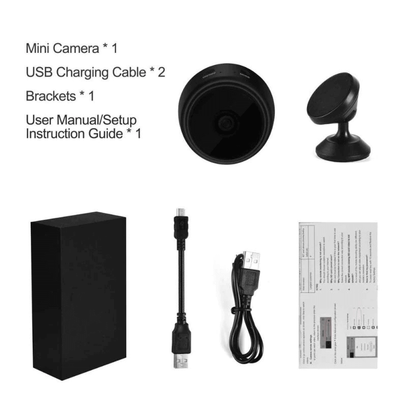Mini camera wifi smart wireless camcorder for home security