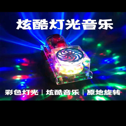 BATTERY OPERATED GEAR TRAIN WITH LIGHT SOUND