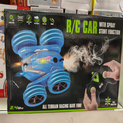 Remote control stunt car with smoke usb