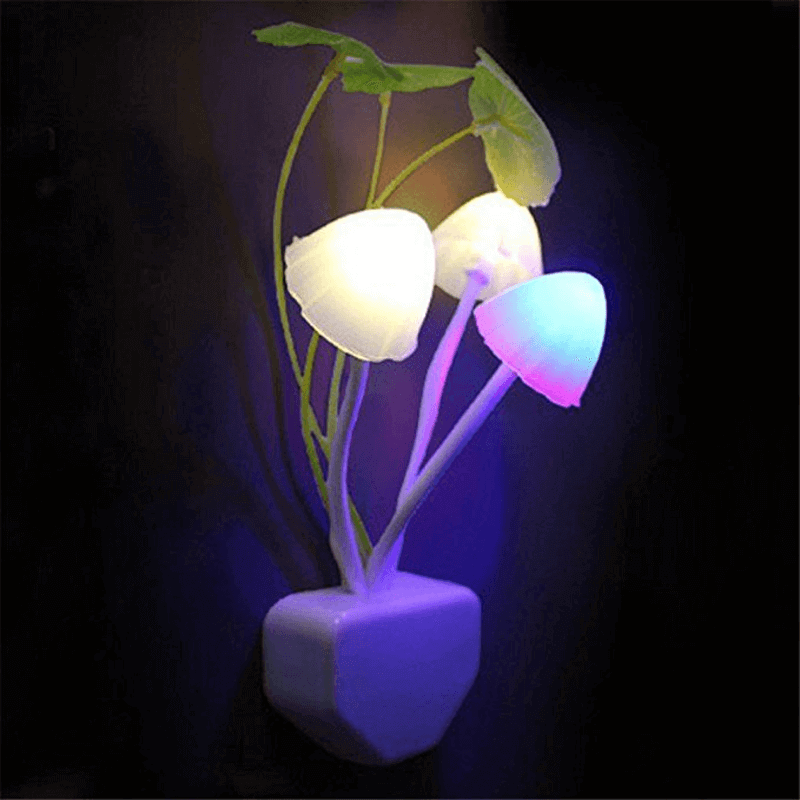 Led night light mushroom lamp