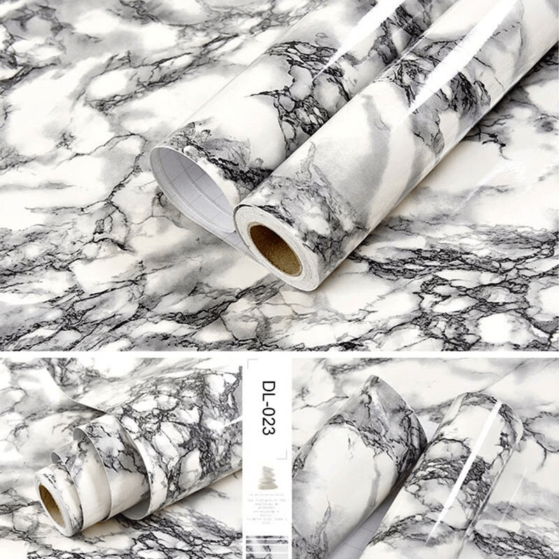 Marble mural pvc waterproof vinyl self-adhesive stickers