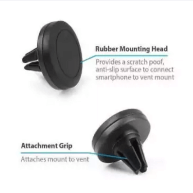 Car air vent magnetic mount