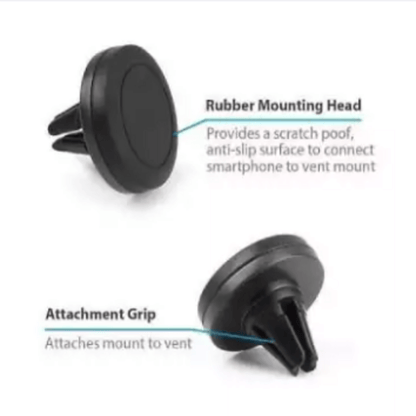 Car air vent magnetic mount