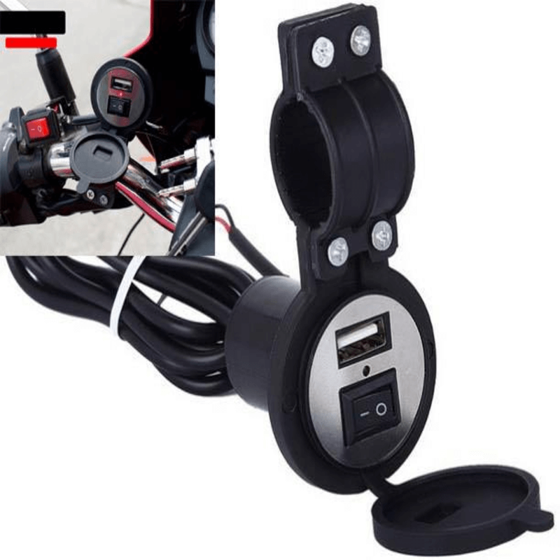 Motorcycle electric bicycle handlebar waterproof phone charger