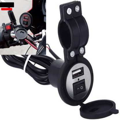 Motorcycle electric bicycle handlebar waterproof phone charger
