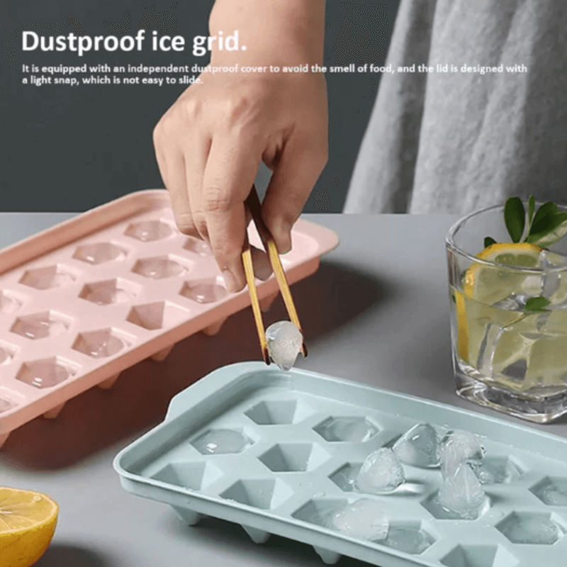 Diamond ice tray