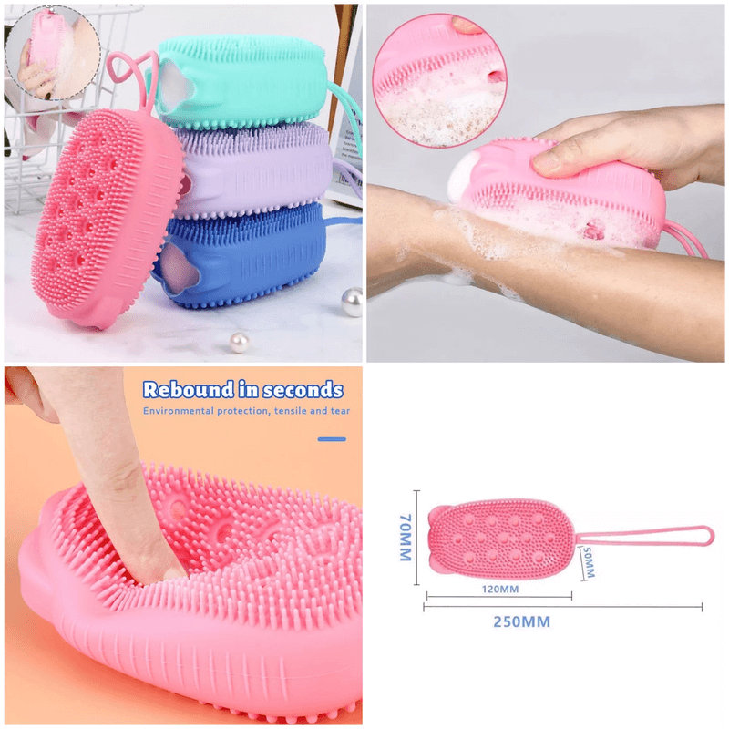 Silicone bath sponge