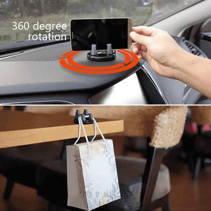 Rotatable car phone holder stands