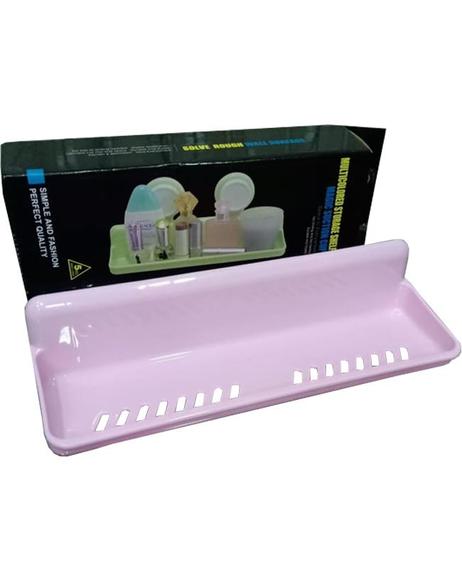 Multi colored storage shelf magic suction cup