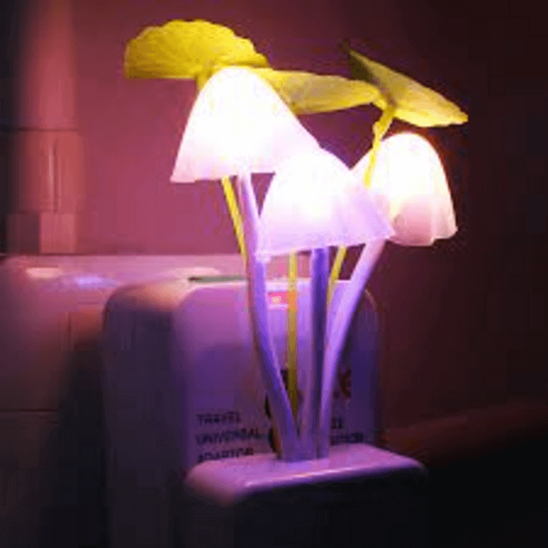 Led night light mushroom lamp