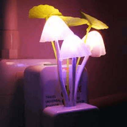 Led night light mushroom lamp