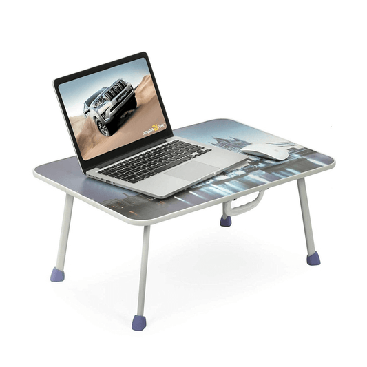 Multi-purpose foldable portable wooden bed and laptop table