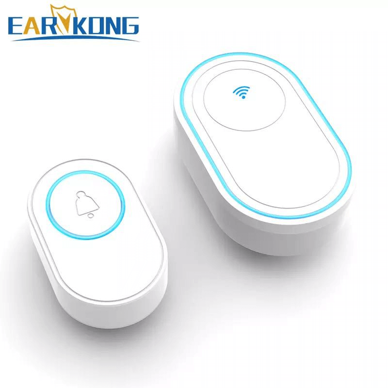 Smart wireless doorbell alarm system