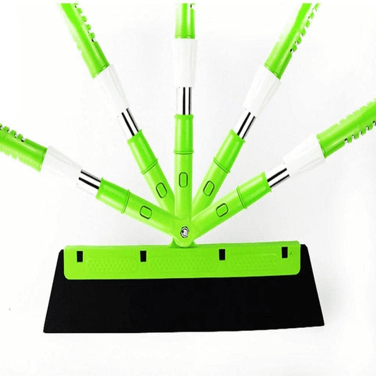 Magic dust-free scraper broom