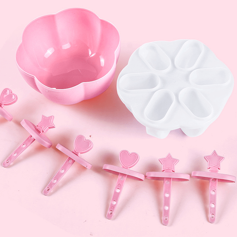 Silicone ice cream mold ice with sticks