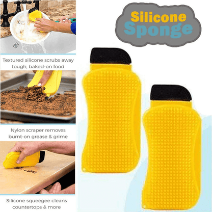 3 in 1 silicone sponge