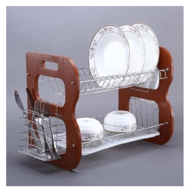 3 layers kitchen metal wire dish rack