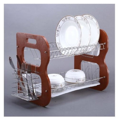 3 layers kitchen metal wire dish rack