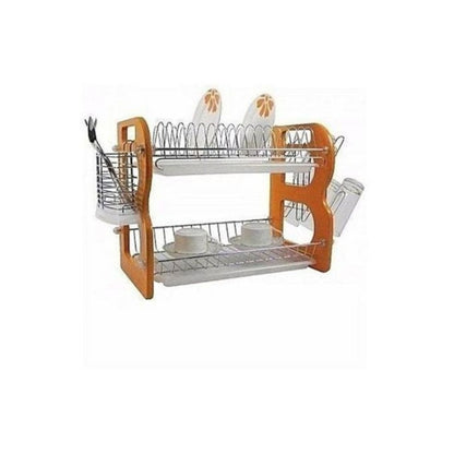 3 layers kitchen metal wire dish rack