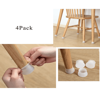 Silicone chair table foot cover 4pcs