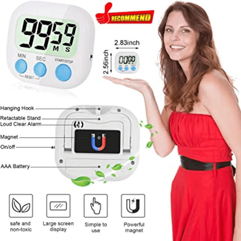 2-piece multi-function electronic timer