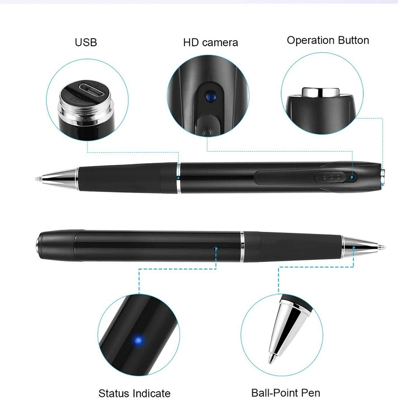 Spy pen camera v8 hd 1080p