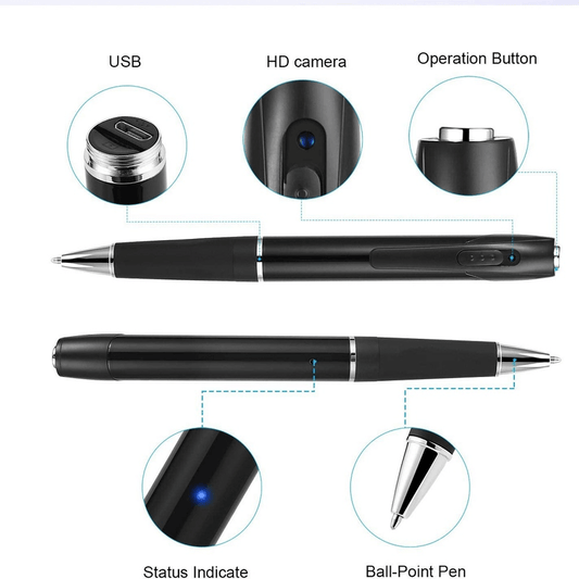 Spy pen camera v8 hd 1080p