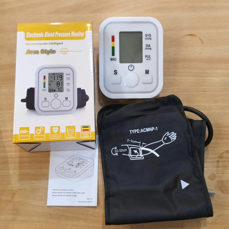 Digital Blood Pressure Monitor  Fully Automatic Upper Arm BP