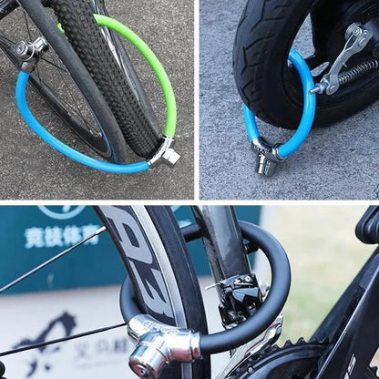 Bicycle Lock  Bike Chain Road Security Steel Ring